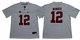 Alabama Crimson Tide 12 Joe Namath White Nike College Football Jersey,baseball caps,new era cap wholesale,wholesale hats